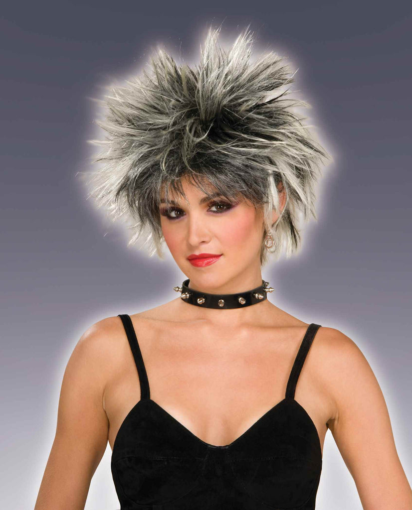 Spiked Wigs Blonde/Black - Rubies Costumes & Accessories - HalloweenCostumes4U.com - Accessories