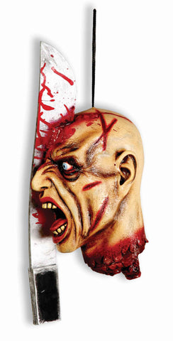 Machete in the Severed Head Prop - Rubies Costumes & Accessories - HalloweenCostumes4U.com - Decorations
