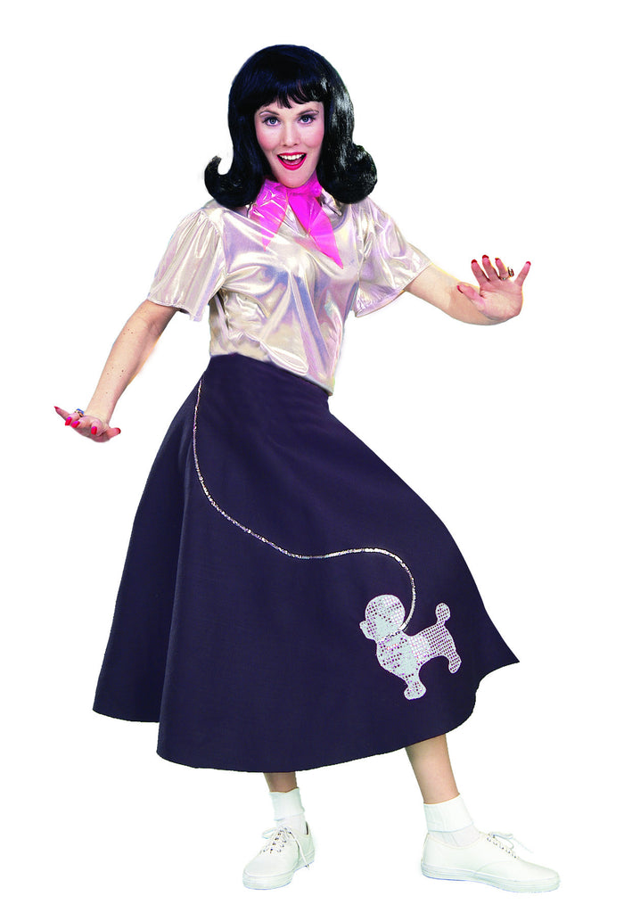 Women's 50's Costume Poodle Skirt Black - Rubies Costumes & Accessories - HalloweenCostumes4U.com - Adult Costumes
