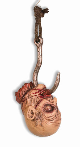 Halloween Head on Hook Horror Prop - Rubies Costumes & Accessories - HalloweenCostumes4U.com - Decorations