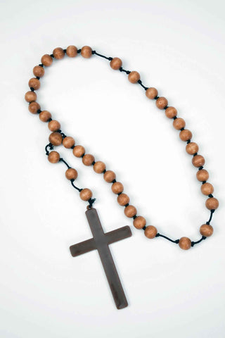 Costume Monk's Cross Bead Necklace - Rubies Costumes & Accessories - HalloweenCostumes4U.com - Accessories