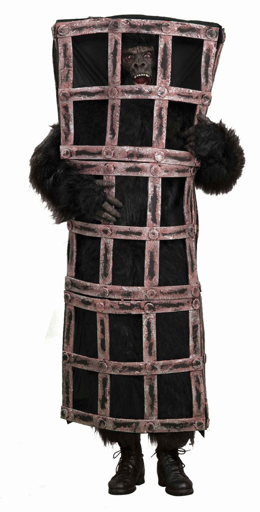 Mens Deluxe Caged Gorilla Costume - Rubies Costumes & Accessories - HalloweenCostumes4U.com - Adult Costumes