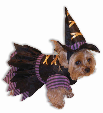 Witch Halloween Costumes for Pets Dogs or Cats - Rubies Costumes & Accessories - HalloweenCostumes4U.com - Pet Costumes & Accessories