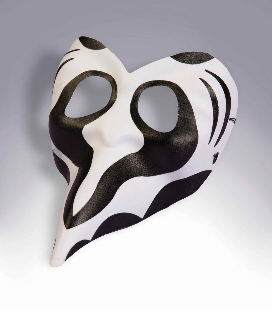 Masquerade Masks Black/White Mask - Rubies Costumes & Accessories - HalloweenCostumes4U.com - Accessories