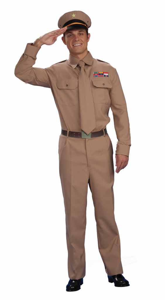 Mens WWII Army General Costume - Rubies Costumes & Accessories - HalloweenCostumes4U.com - Adult Costumes