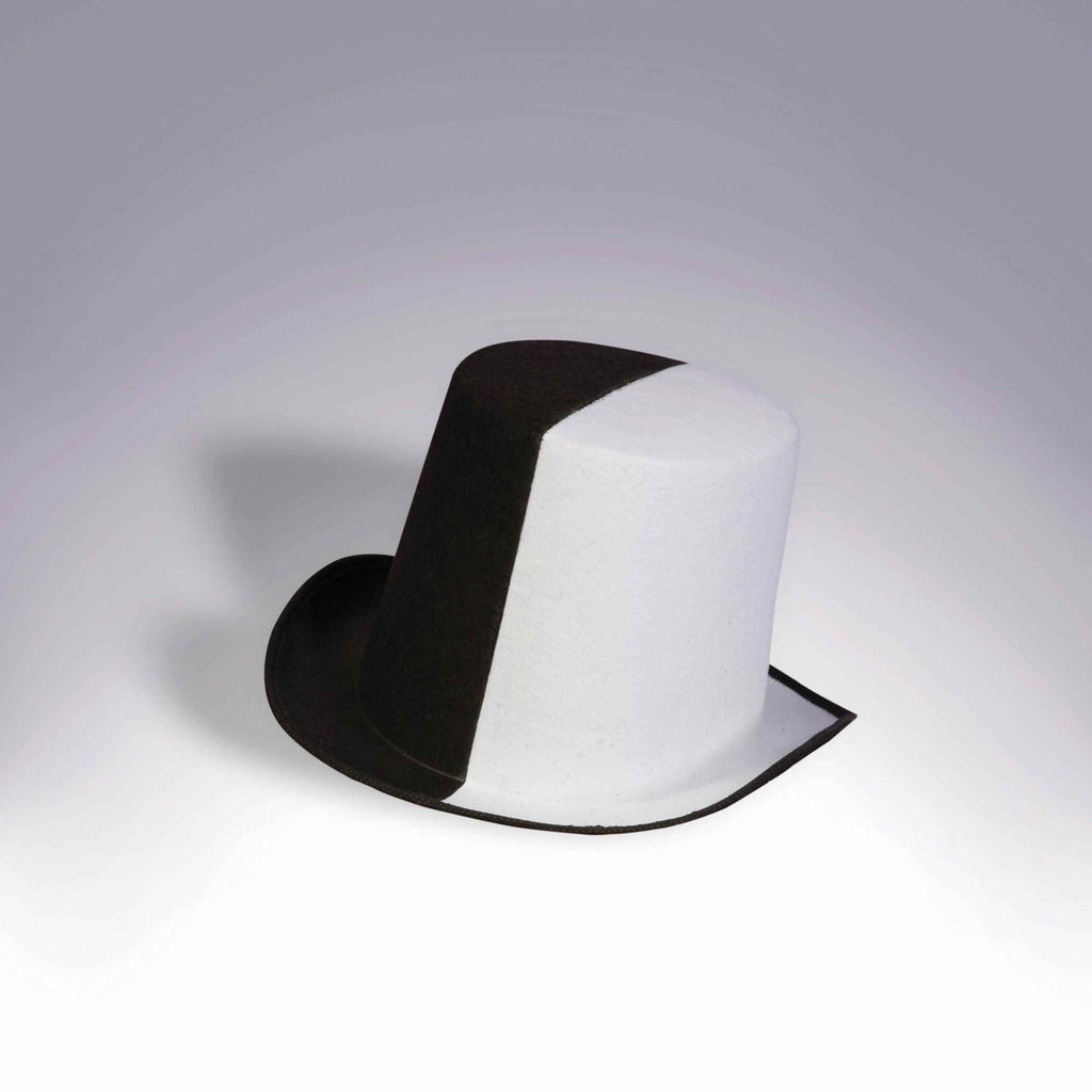 Halloween Top Hats Black/White Top Hat - Rubies Costumes & Accessories - HalloweenCostumes4U.com - Accessories