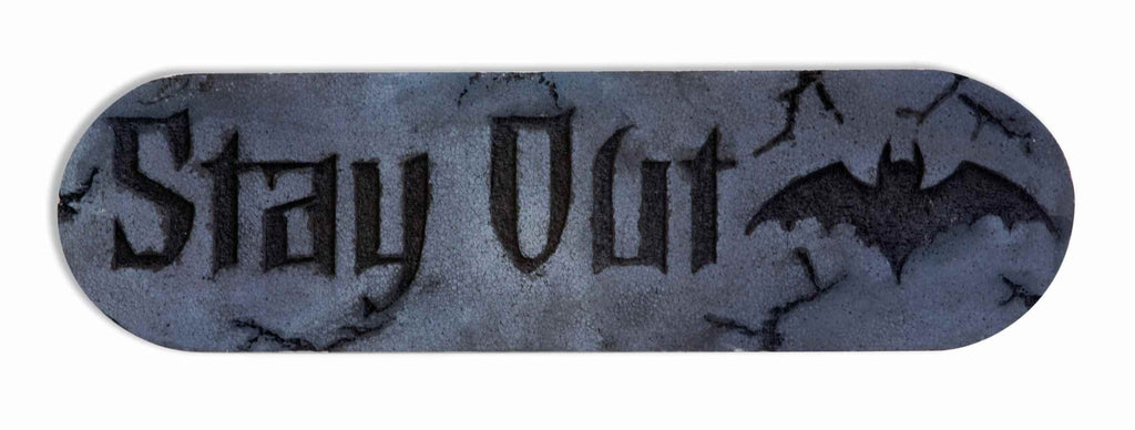 Spooky Wall Signs Stay Out Sign - Rubies Costumes & Accessories - HalloweenCostumes4U.com - Decorations