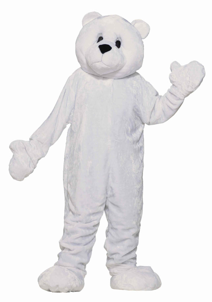 Teddy Bear Costumes White Bear Mascot Costume - Rubies Costumes & Accessories - HalloweenCostumes4U.com - Adult Costumes