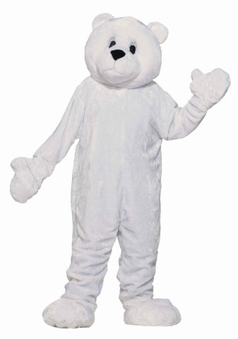 Teddy Bear Costumes White Bear Mascot Costume - Rubies Costumes & Accessories - HalloweenCostumes4U.com - Adult Costumes