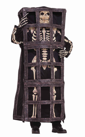 Skeleton in a Cage Adult Halloween Costumes - Rubies Costumes & Accessories - HalloweenCostumes4U.com - Adult Costumes