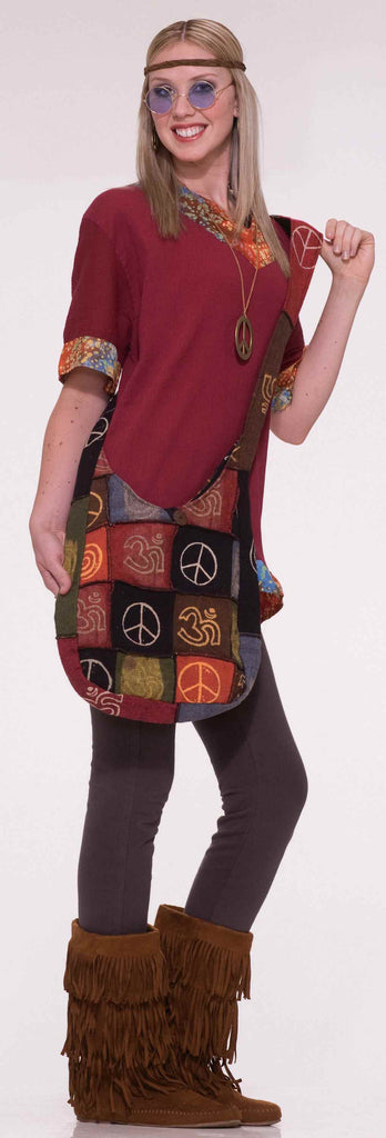 Peace Signs Hippie Costume Purse - Rubies Costumes & Accessories - HalloweenCostumes4U.com - Accessories