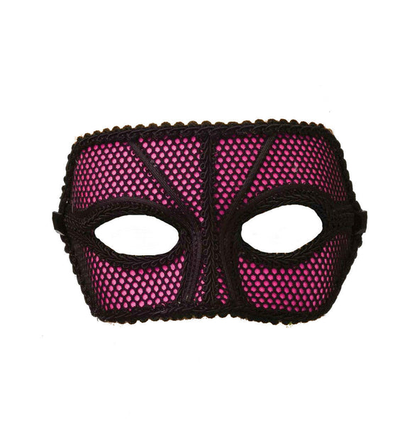 80's Fishnet Mask - Various Colors - HalloweenCostumes4U.com - Costume Props & Accessories