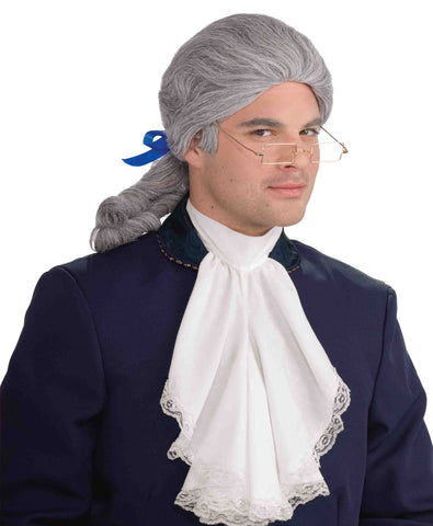 Colonial American Male Wig Grey - HalloweenCostumes4U.com - Accessories