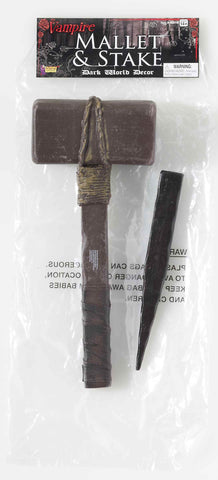 Vampire Slayer Mallet/Stake - Rubies Costumes & Accessories - HalloweenCostumes4U.com - Accessories