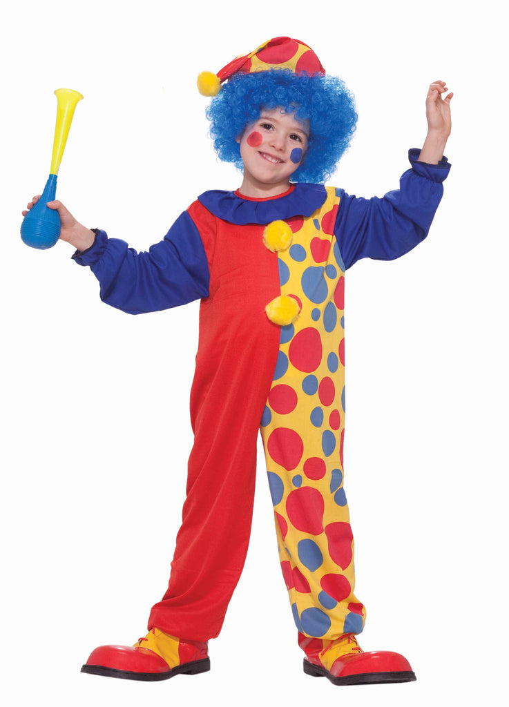 Boys Rainbow Clown Costume - HalloweenCostumes4U.com - Kids Costumes