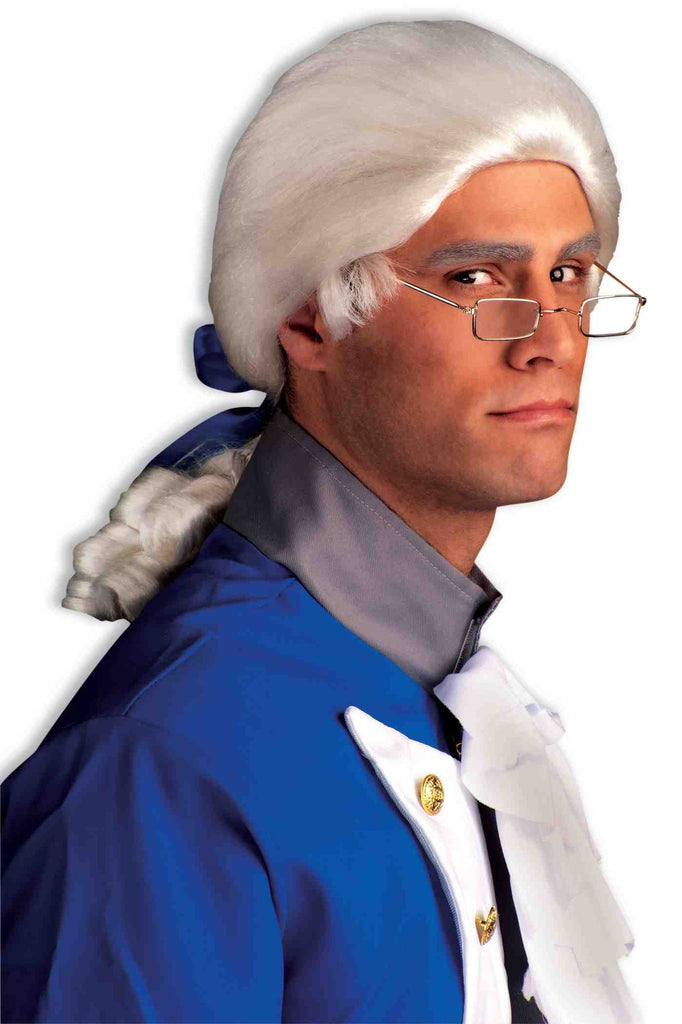 Men's Colonist Wigs White Costume Wig - Rubies Costumes & Accessories - HalloweenCostumes4U.com - Accessories
