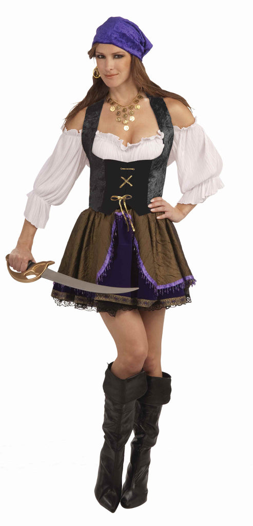 Pirate Corsets Pirate Woman Corset Top Black - Rubies Costumes & Accessories - HalloweenCostumes4U.com - Adult Costumes