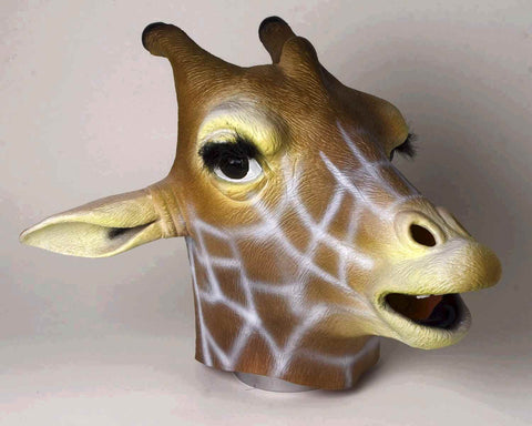 Giraffe Mask Deluxe Giraffe Masks - HalloweenCostumes4U.com - Accessories
