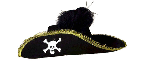 Pirate Costume Hats Feathered Pirate Hat - Rubies Costumes & Accessories - HalloweenCostumes4U.com - Accessories