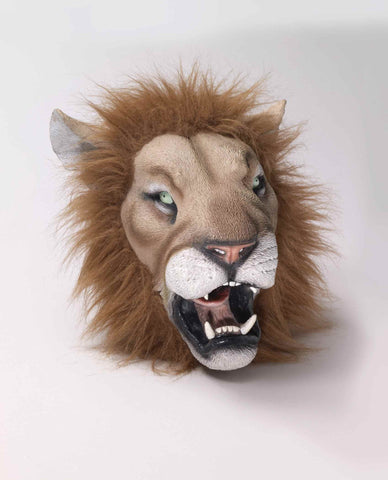 Lion Mask Deluxe Latex Lion Mask - Rubies Costumes & Accessories - HalloweenCostumes4U.com - Accessories