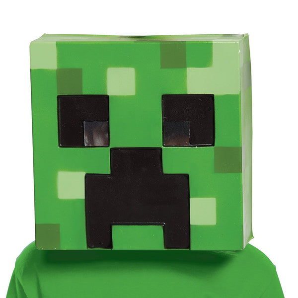 Kids Minecraft Creeper Half Mask Halloween Costumes 4U Accessories