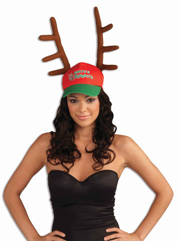 Reindeer Antlers Baseball Cap - Rubies Costumes & Accessories - HalloweenCostumes4U.com - Accessories
