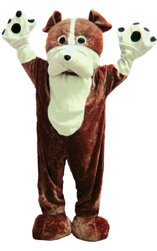 Adults Bull Dog Mascot Costume - Dress Up America Costumes & Accessories - HalloweenCostumes4U.com - Adult Costumes