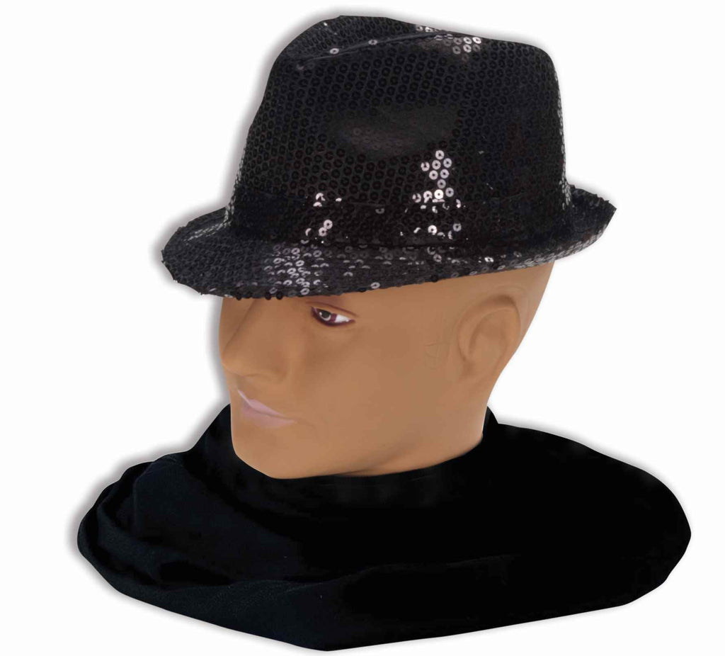 Sequin Fedora Hats Black Costume Fedora - Rubies Costumes & Accessories - HalloweenCostumes4U.com - Accessories