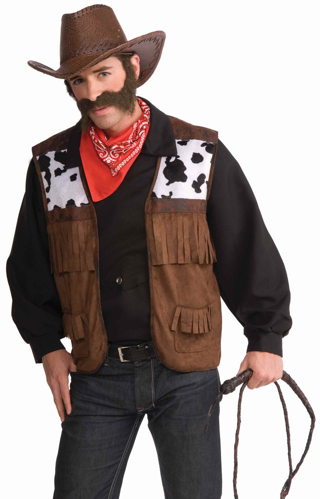 Mens Wild West Cowboy Vest - Rubies Costumes & Accessories - HalloweenCostumes4U.com - Adult Costumes