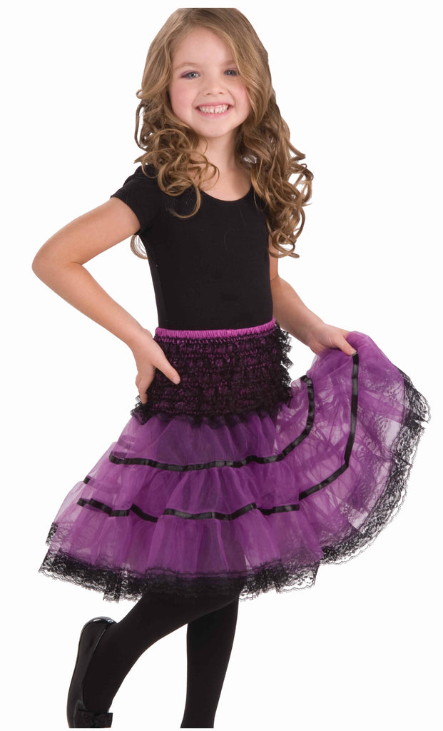 Purple/Black Children's Crinolines - Rubies Costumes & Accessories - HalloweenCostumes4U.com - Accessories