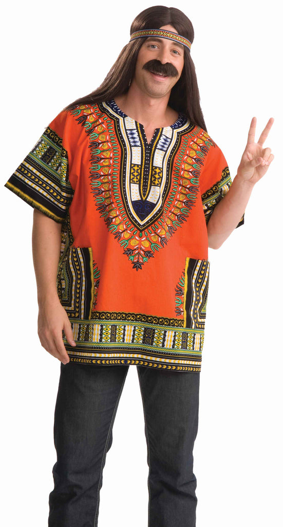 Mens Dashiki Hippie Shirt - Various Colors - Rubies Costumes & Accessories - HalloweenCostumes4U.com - Adult Costumes