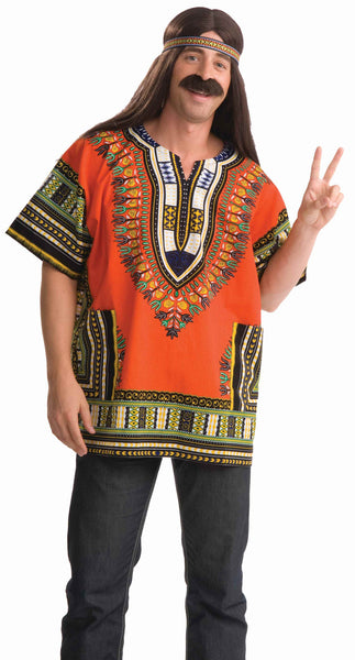 Mens Dashiki Hippie Shirt - Various Colors - Rubies Costumes & Accessories - HalloweenCostumes4U.com - Adult Costumes