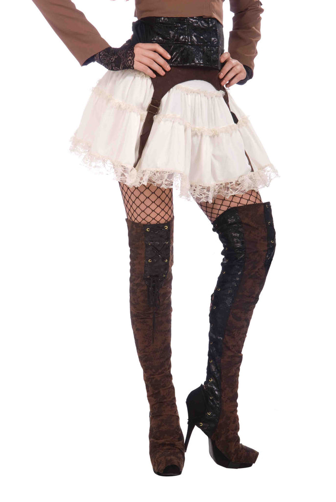 Steampunk Thigh High Boot Tops - Rubies Costumes & Accessories - HalloweenCostumes4U.com - Accessories