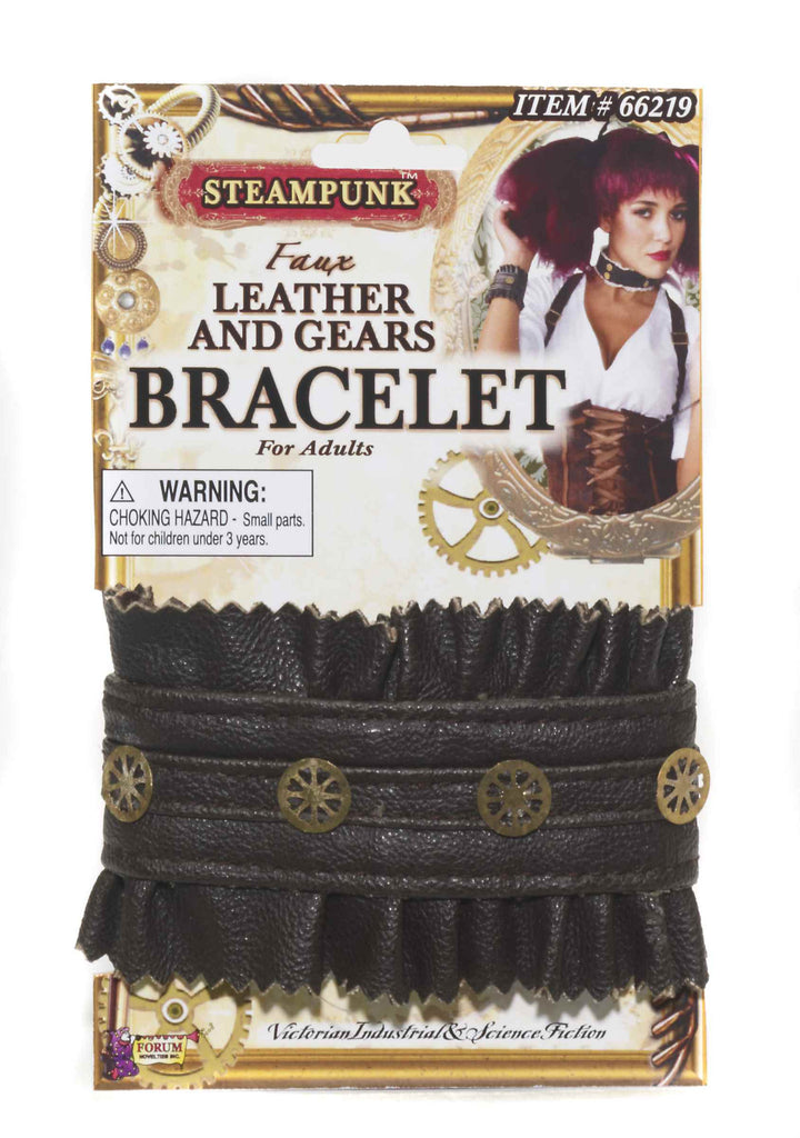 Steampunk Bracelet with Gear Studs - Rubies Costumes & Accessories - HalloweenCostumes4U.com - Accessories