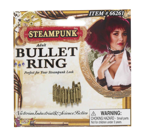 Steampunk Bullet Ring - Rubies Costumes & Accessories - HalloweenCostumes4U.com - Accessories