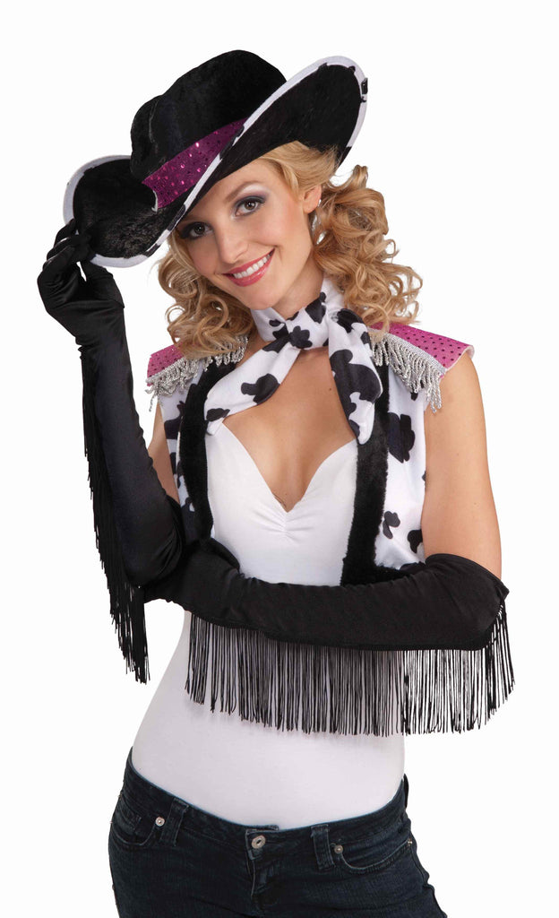 Sexy Fringe Costume Gloves Black - Rubies Costumes & Accessories - HalloweenCostumes4U.com - Accessories