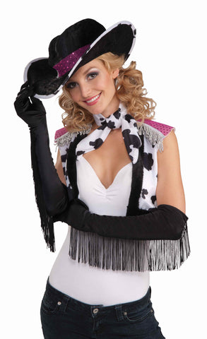 Sexy Fringe Costume Gloves Black - Rubies Costumes & Accessories - HalloweenCostumes4U.com - Accessories