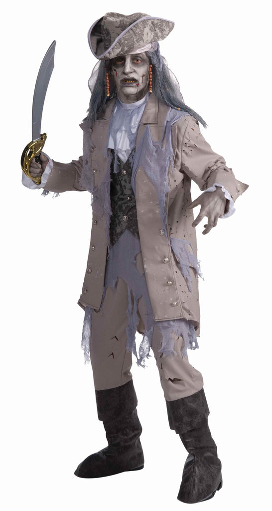 Zombie Pirate Halloween Costume for Men - Rubies Costumes & Accessories - HalloweenCostumes4U.com - Adult Costumes
