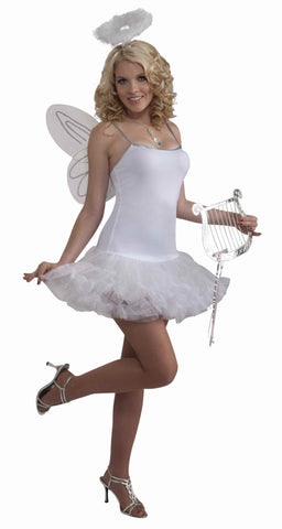 Womens Angel Petticoat Dress - Rubies Costumes & Accessories - HalloweenCostumes4U.com - Adult Costumes