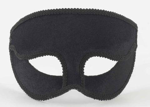 Monochrome Venetian Eyemask Black - Rubies Costumes & Accessories - HalloweenCostumes4U.com - Accessories