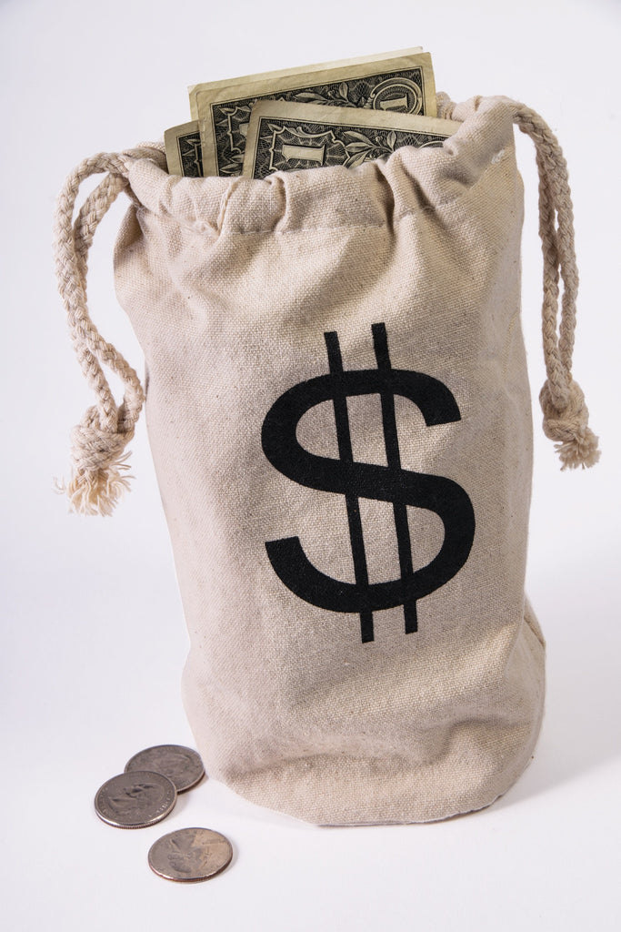 Wild West Outlaw Money Bag - Rubies Costumes & Accessories - HalloweenCostumes4U.com - Accessories