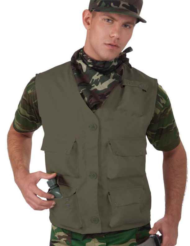 Military Costume Hero Vest - Rubies Costumes & Accessories - HalloweenCostumes4U.com - Adult Costumes
