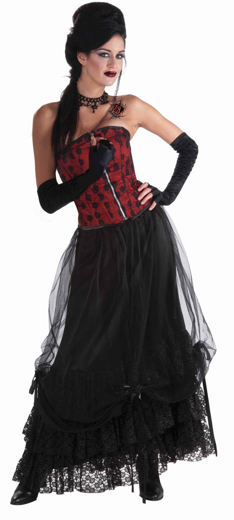 Vampire Woman Long Black Skirt - Rubies Costumes & Accessories - HalloweenCostumes4U.com - Adult Costumes
