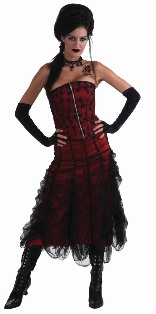 Rose Lace Vampire Woman Halloween Corset - Rubies Costumes & Accessories - HalloweenCostumes4U.com - Adult Costumes
