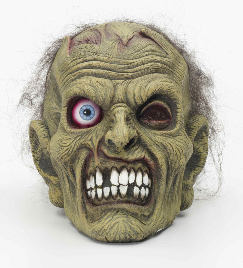Zombie Head Halloween Horror Prop - Rubies Costumes & Accessories - HalloweenCostumes4U.com - Decorations