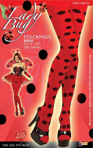 Lady Bug Costumes Stockings - Rubies Costumes & Accessories - HalloweenCostumes4U.com - Accessories