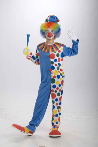 Teens Costumes Colorful Clown Costume (Unisex) - Rubies Costumes & Accessories - HalloweenCostumes4U.com - Adult Costumes