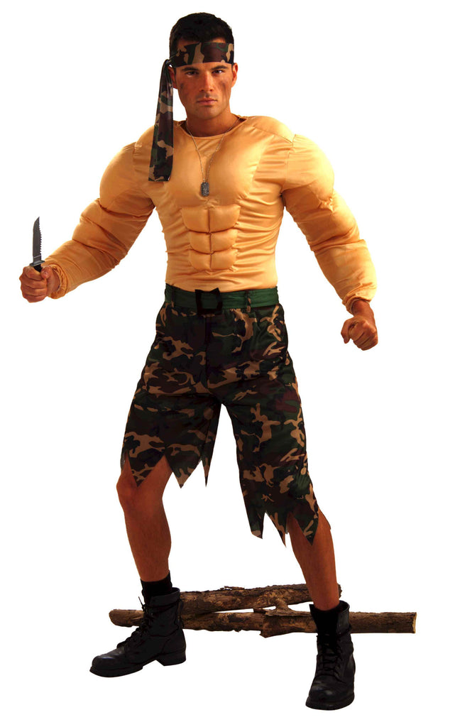 Rogue Jungle Commando Men's Costume - Rubies Costumes & Accessories - HalloweenCostumes4U.com - Adult Costumes