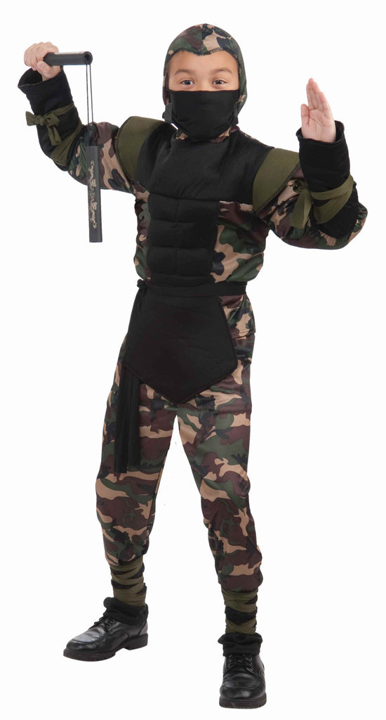 Boys Camo Ninja Costume - Rubies Costumes & Accessories - HalloweenCostumes4U.com - Kids Costumes