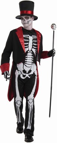 Teens Dapper Mr. Bones Skeleton Costume - Rubies Costumes & Accessories - HalloweenCostumes4U.com - Adult Costumes